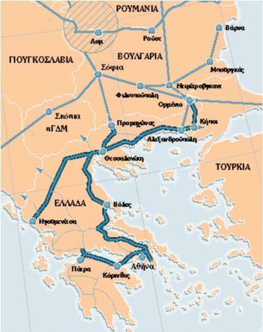 Κόμβος στο οδικό δίκτυο των Βαλκανίων η Ελλάδα