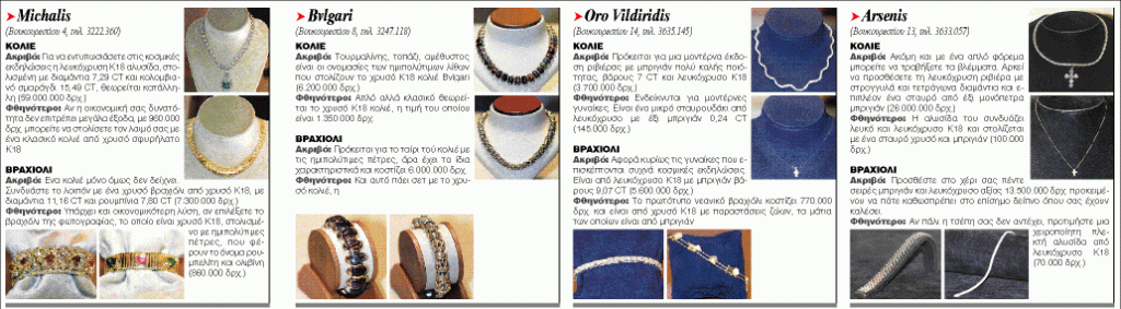 Κοσμήματα στη Βουκουρεστίου