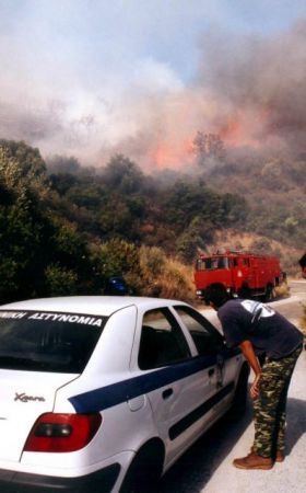 Σύλληψη 42χρονου για πρόκληση πυρκαγιάς από αμέλεια στα Κύθηρα