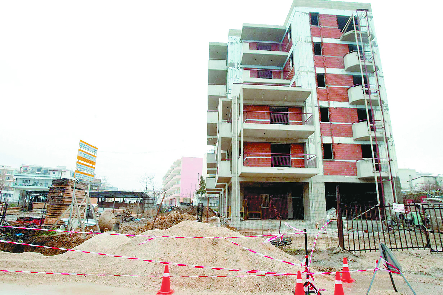 Μείωση 2,7% στις τιμές των οικοδομικών υλικών τον Ιανουάριο