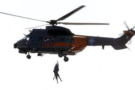 Επιχείρηση διάσωσης πληρώματος φορτηγού πλοίου νότια της Πάτμου