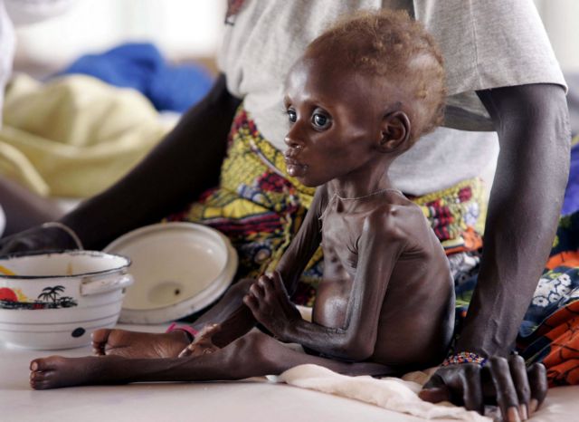 Με λιμοκτονία απειλούνται 13 εκατομμύρια άνθρωποι στη Δ. Αφρική