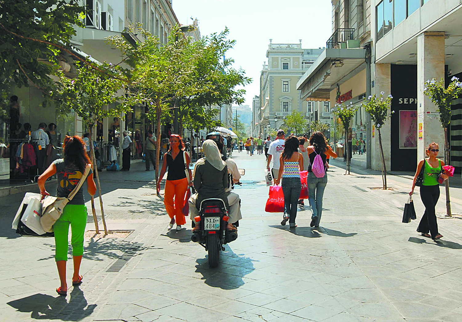 Πεζοπορία στο αστικό τοπίο