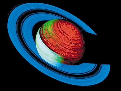 Ο πλανήτης Κρόνος με  τα «μάτια» του «Cassini»