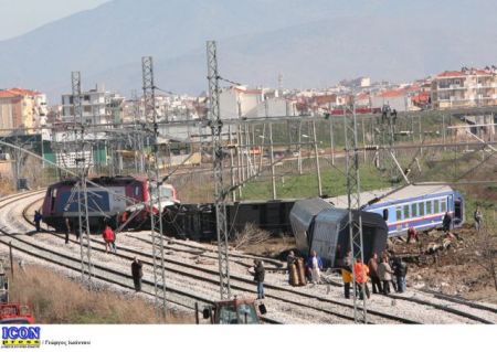 Κατερίνη: Εκτροχιάστηκε εμπορική αμαξοστοιχία