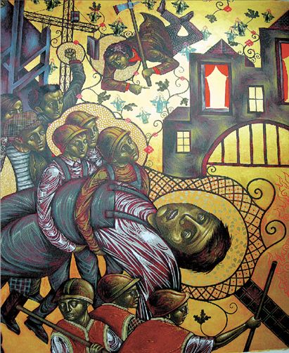 «Κάνω θρησκευτική ζωγραφική, άρα ασχολούμαι με τα πάντα»