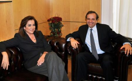 Exclusive: Antonis Samaras and Dora Bakoyanni in secret meeting