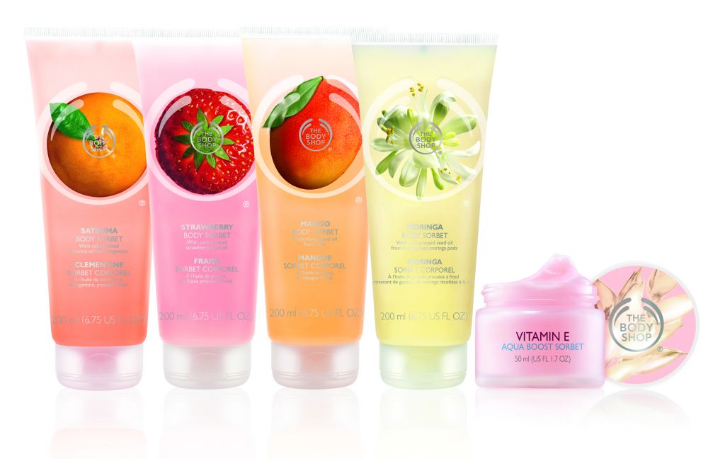 The Body Shop: Sorbet ενυδάτωση για πρόσωπο και σώμα