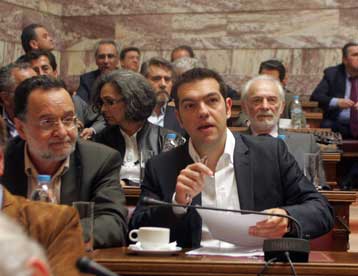 Δριμεία κριτική των ανανεωτικών του ΣΥΝ στην αποχή Τσίπρα από τη σύσκεψη των αρχηγών