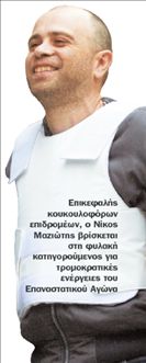 Γυαλιά-καρφιά στο Κολωνάκι από το «κόμμα Μαζιώτη»