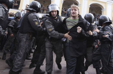 Η Ρωσία διαδηλώνει κατά του προέδρου Πούτιν