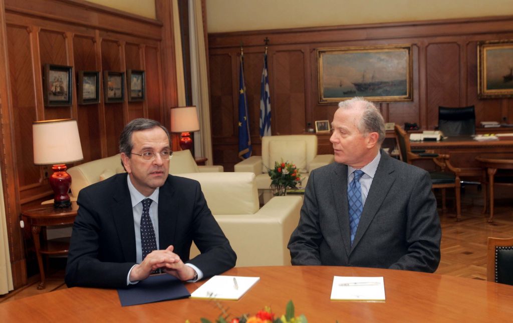 Σαμαράς – Προβόπουλος: συζήτησαν για τις εξελίξεις στο τραπεζικό σύστημα
