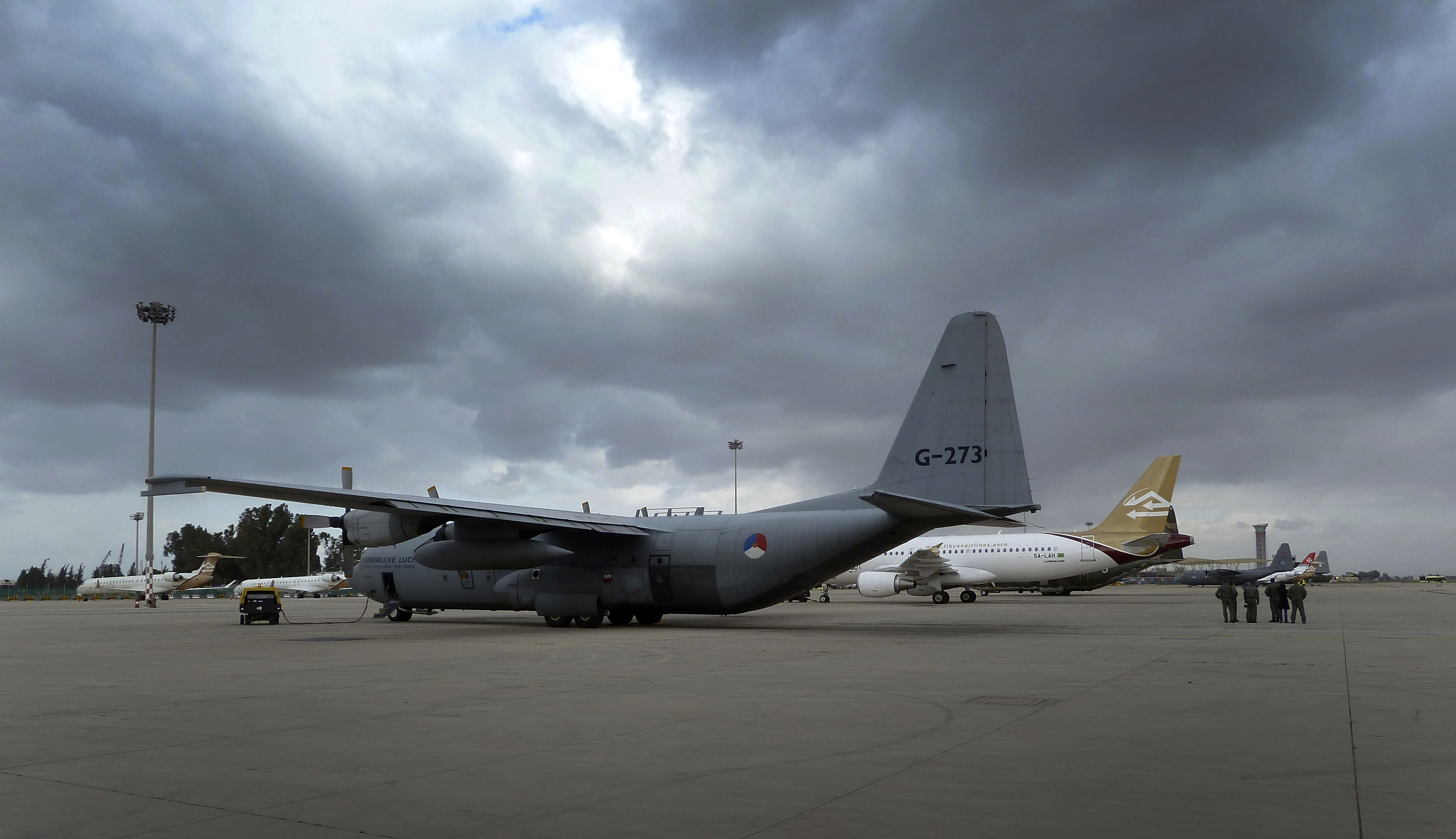 Προσγειώθηκε το C-130 από τη Λιβύη