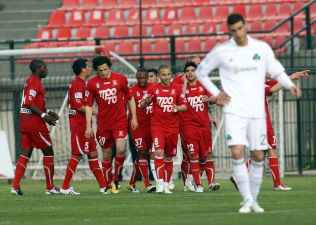 Την ήττα με 1-0 γνώρισε ο Παναθηναϊκός στις Σέρρες