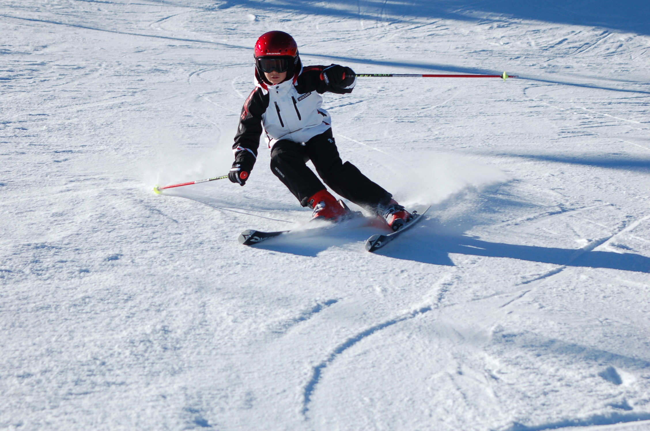 Αγώνας σκι για παιδιά