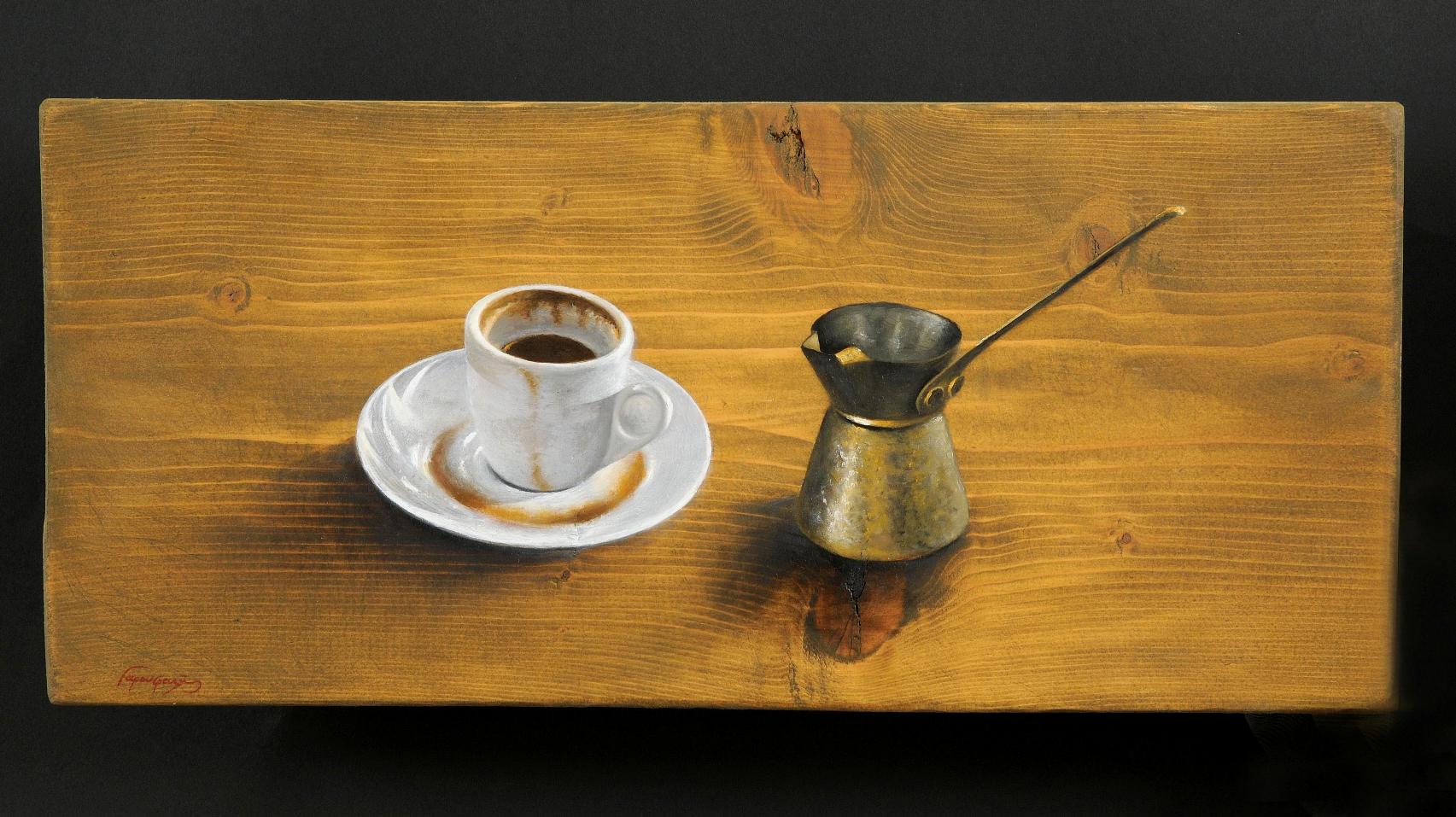Ο ελληνικός καφές, έργο τέχνης