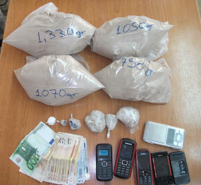 Συνελήφθησαν τρεις ένστολοι  για εμπόριο ναρκωτικών στην Ξάνθη