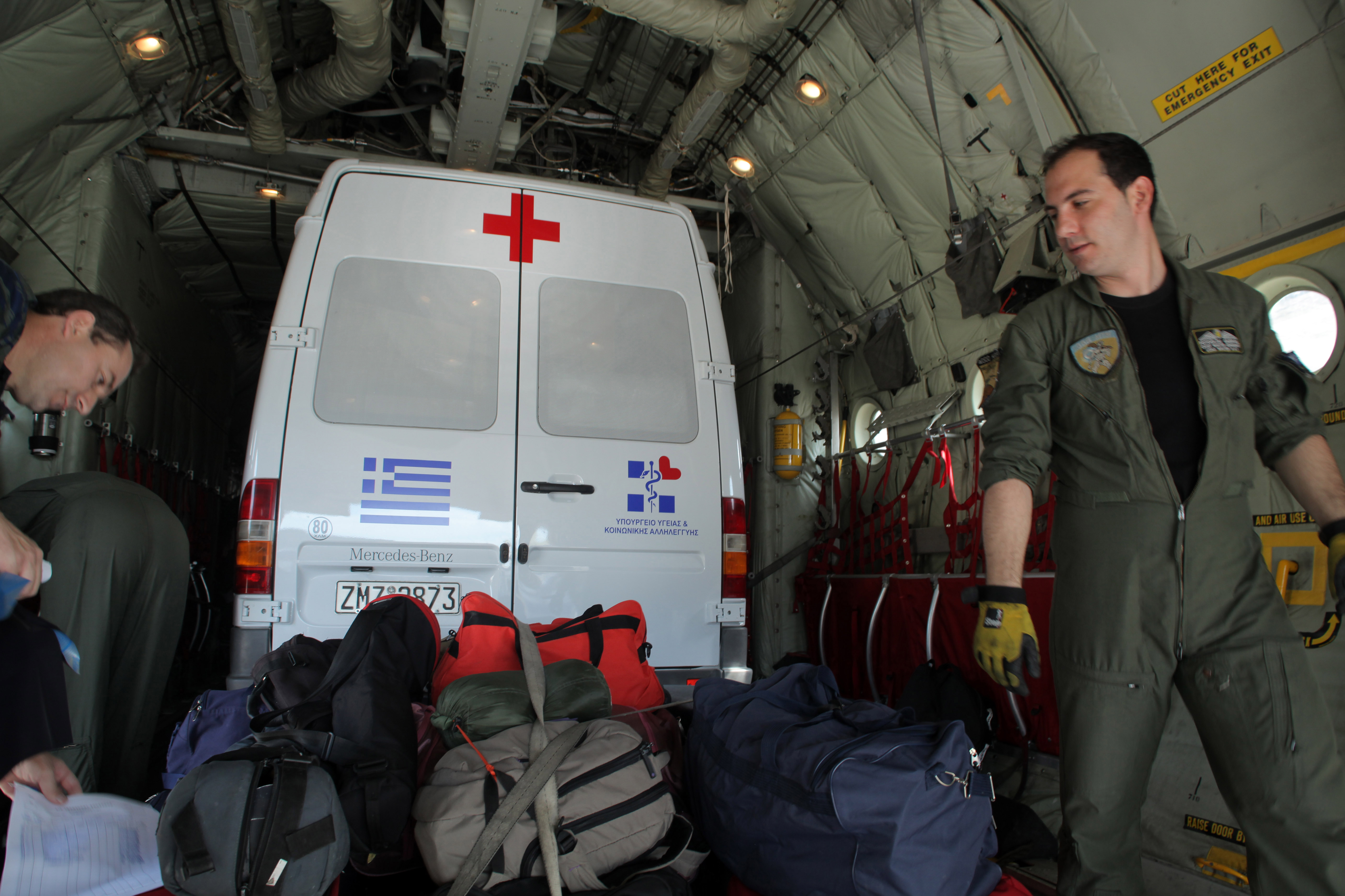 Αερομεταφορά βρέφους με C-130 από την Κέρκυρα στα Ιωάννινα