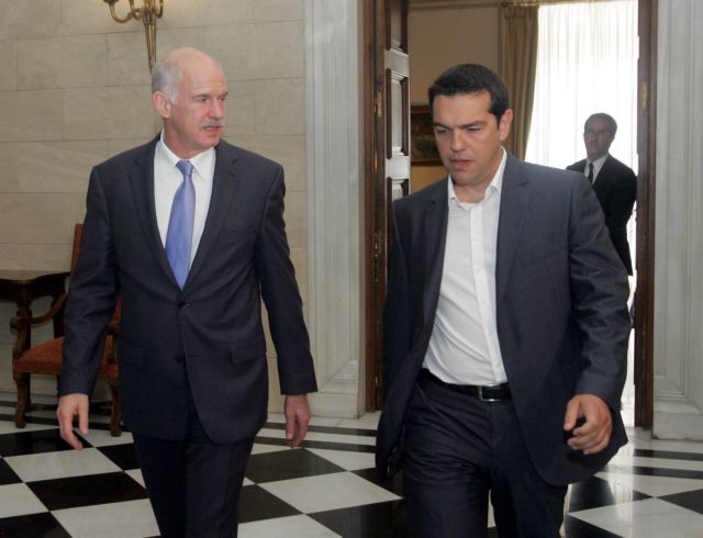 Prime Minister Alexis Tsipras to receive Giorgos Papandreou