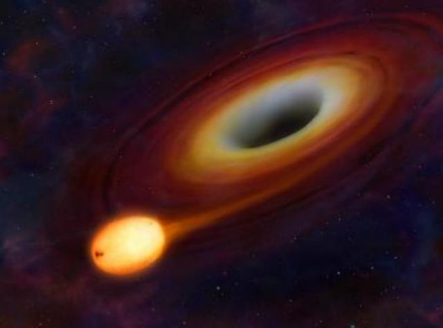 Φωτεινή έκρηξη σε μαύρη τρύπα