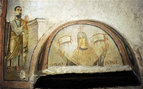 Ανακαλύφθηκε τοιχογραφία στη Νάπολη με τον Απόστολο Παύλο