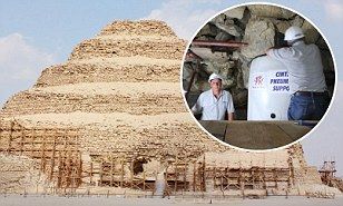 Αερόσακοι έσωσαν μία από τις αρχαιότερες πυραμίδες της Αιγύπτου