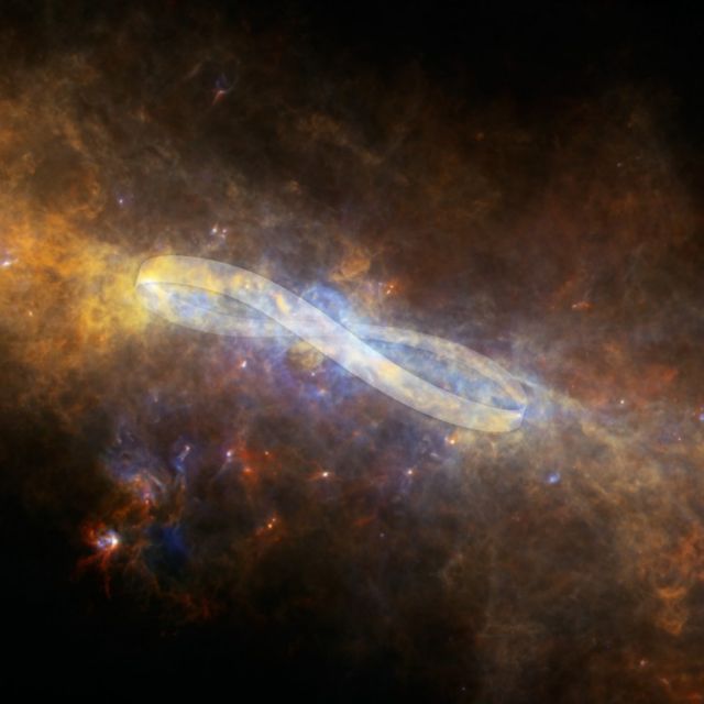 Κοσμική κορδέλα «τυλίγει» το κέντρο του Γαλαξία