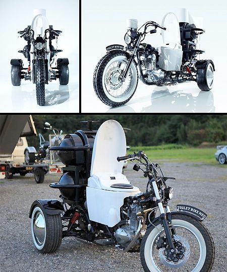 Μοτοσικλέτα κινείται με «βενζίνη» τουαλέτας!