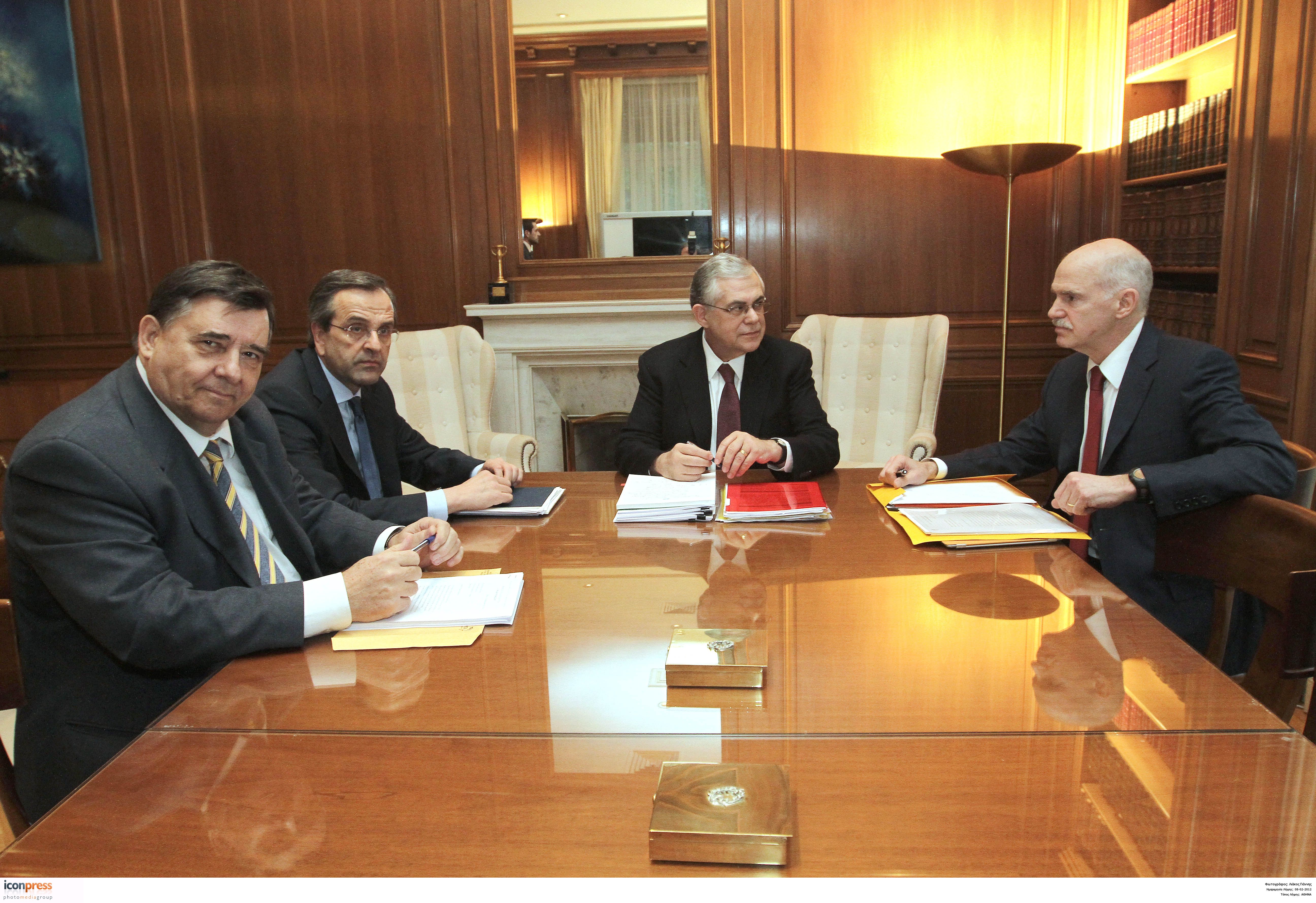 Συνολική συμφωνία των πολιτικών αρχηγών για το νέο Μνημόνιο