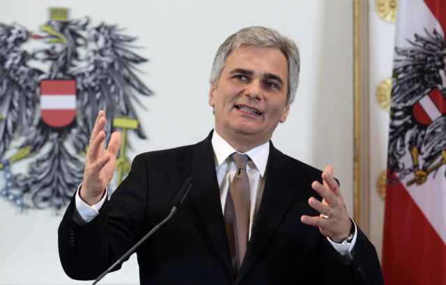 Austrian Chancellor Faymann to arrive in Athens on Tuesday
