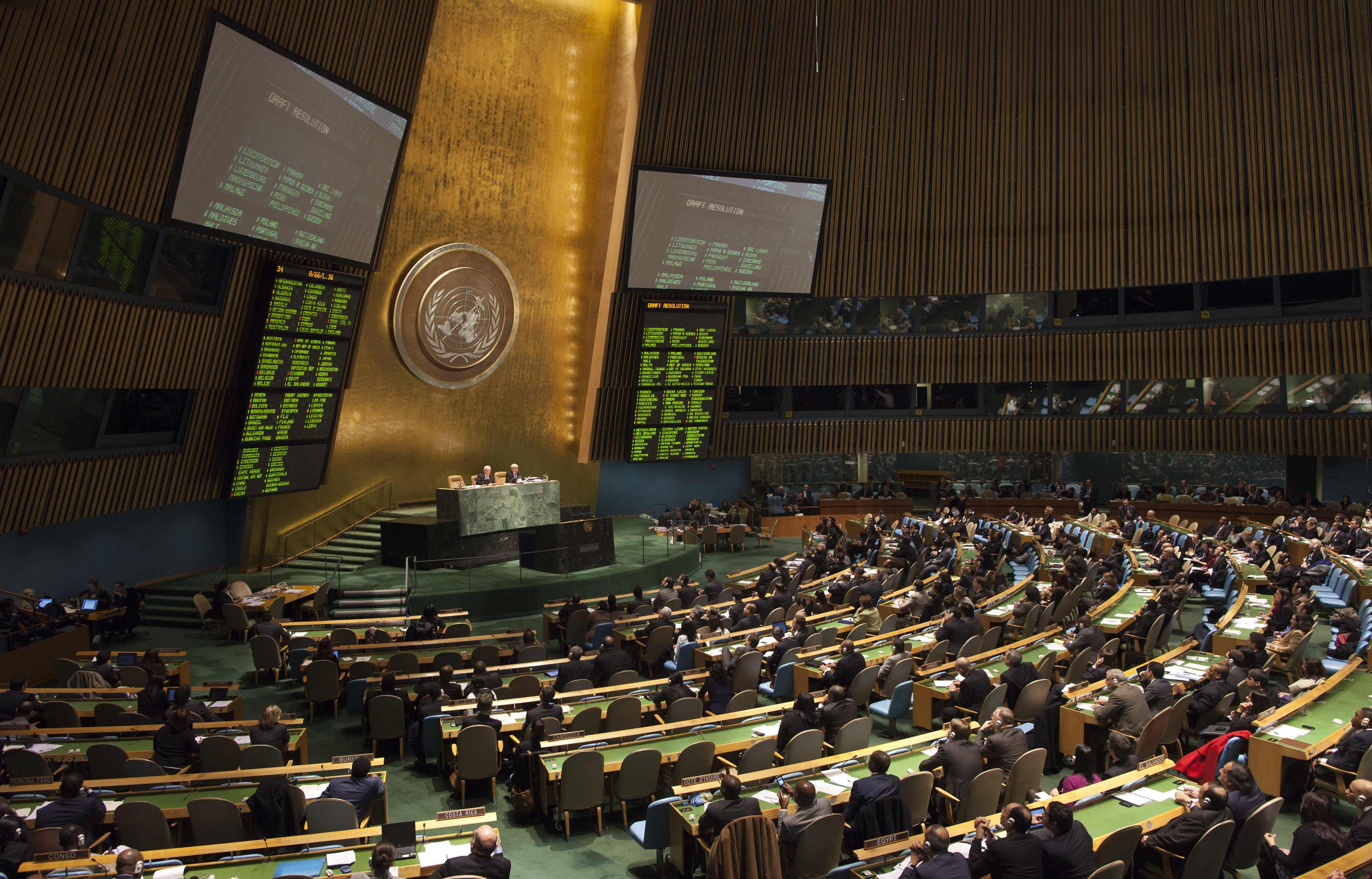 ΟΗΕ: H Γενική Συνέλευση ενέκρινε το ψήφισμα για τη Συρία