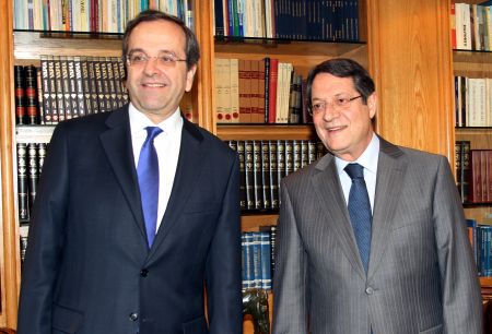 Σαμαράς: Το Κυπριακό αποτελεί την κορυφαία προτεραιότητά μας