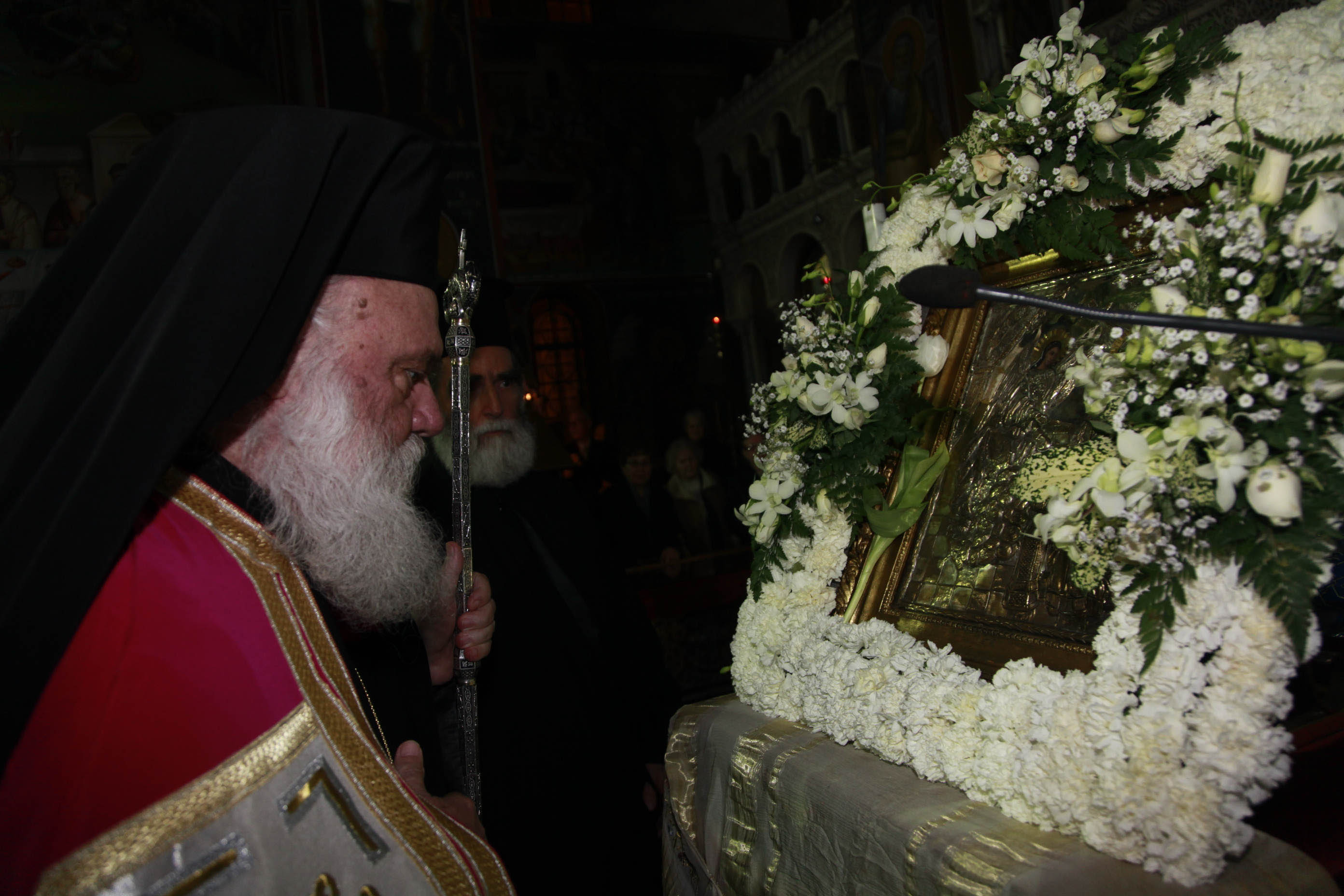 Συνάντηση του Γ. Παπακωνσταντίνου με τον Αρχιεπίσκοπο για την Πεντέλη
