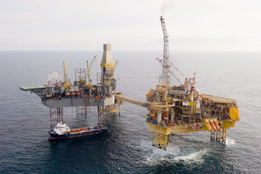 Ανεξέλεγκτη διαρροή αερίου σε εξέδρα στη Βόρειο Θάλασσα