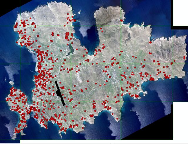 Οι πρώτοι χάρτες με τα καταγεγραμμένα αυθαίρετα