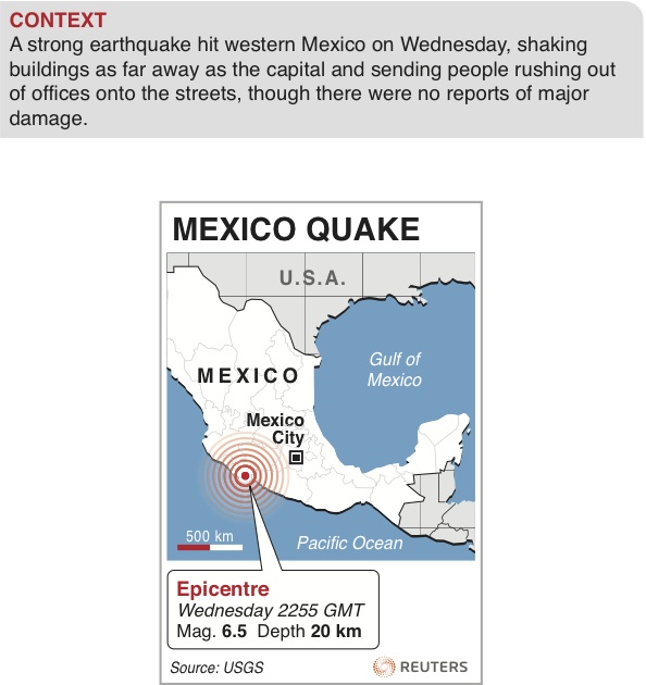 Πανικός στο Μεξικό από δύο ισχυρούς σεισμούς