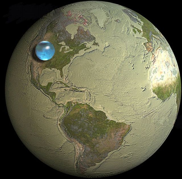 Ολο το νερό της Γης σε μια φούσκα | tovima.gr