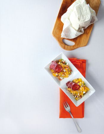 Σαλάτα µε κολοκύθα και παστουρµά