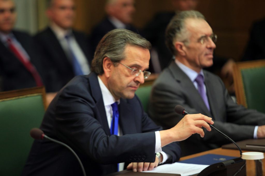 Ποδαρικό με συστάσεις, υποδείξεις και οδηγίες από τον Σαμαρά στο πρώτο υπουργικό