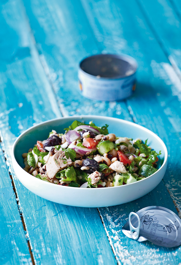 Τόνος με φασόλια πιάζ