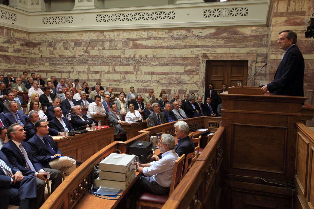 Από Σαμαρά ή Κ.Ο. της ΝΔ η απόφαση για τη στάση έναντι της συμφωνίας