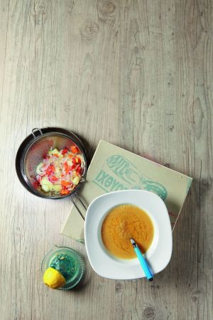 Ψαρόσουπα με τραχανά και λαχανικά