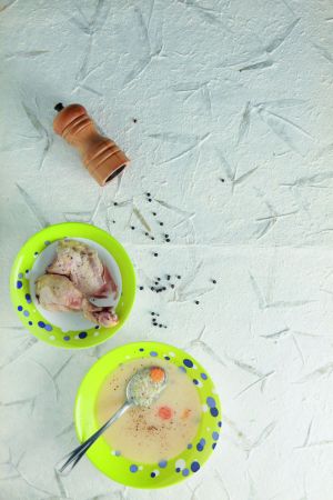 Κοτόσουπα αβγολέμονο