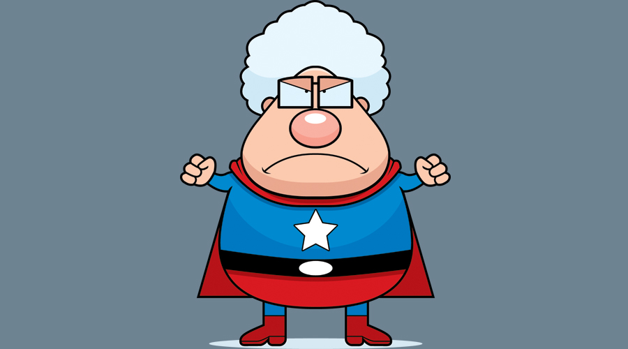 Super-γιαγιά!
