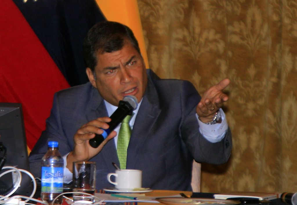 Ισημερινός: Ο πρόεδρος Ραφαέλ Κορέα ακύρωσε συμμετοχή σε εκδήλωση εξαιτίας απειλών