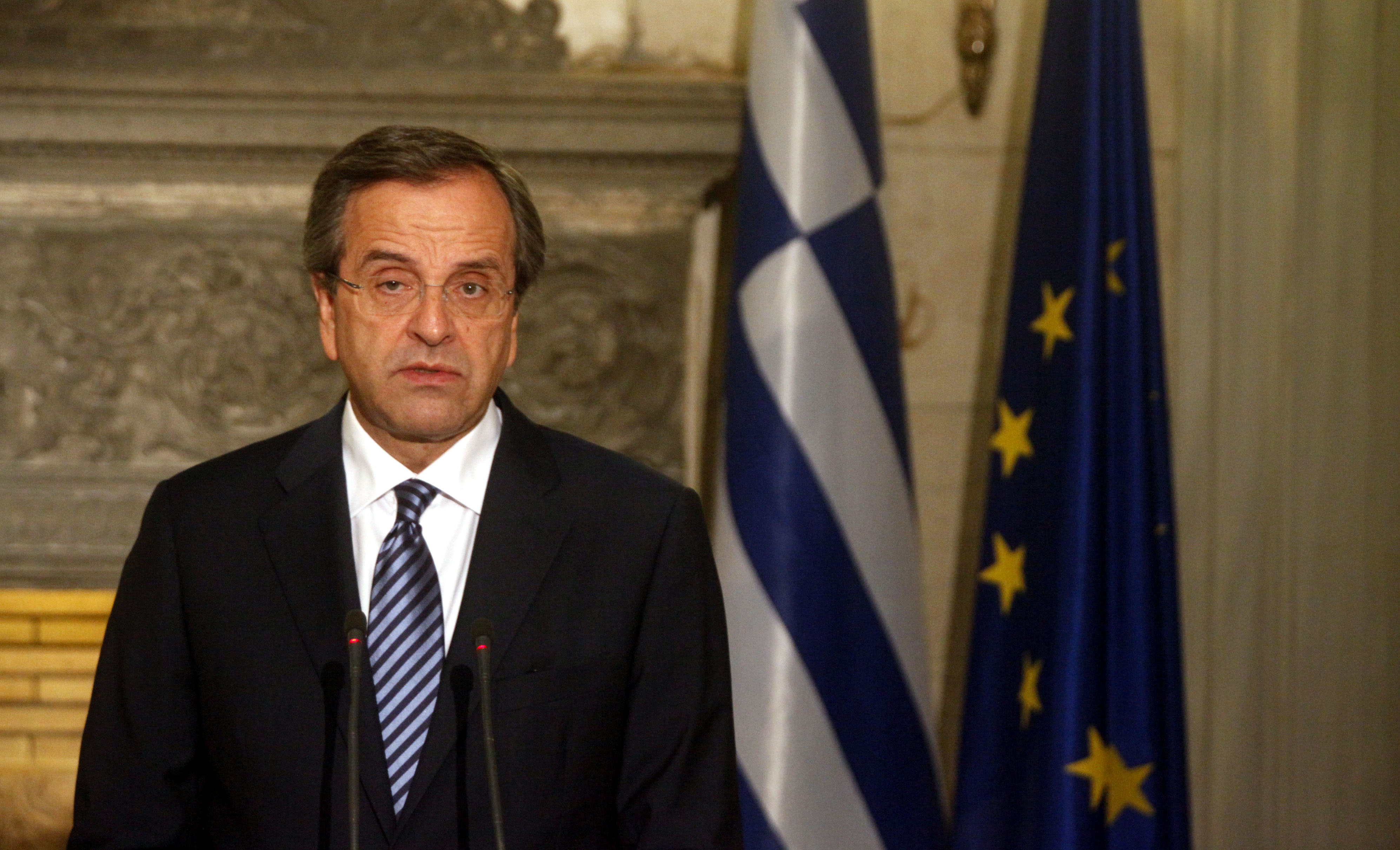 Αντ. Σαμαράς: «Η εγκατάλειψη της Ευρωζώνης δεν είναι επιλογή»