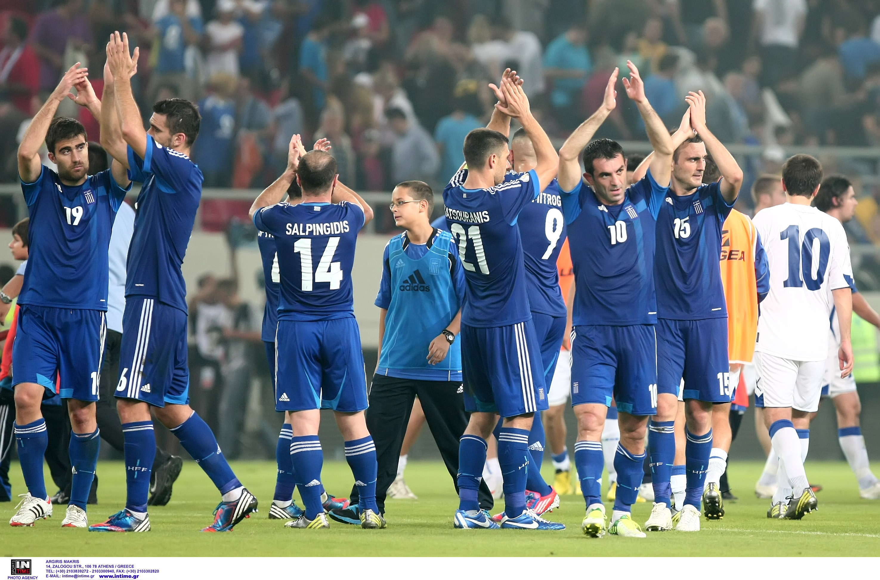 FIFA: Στην 11η θέση του κόσμου η Ελλάδα για το 2012