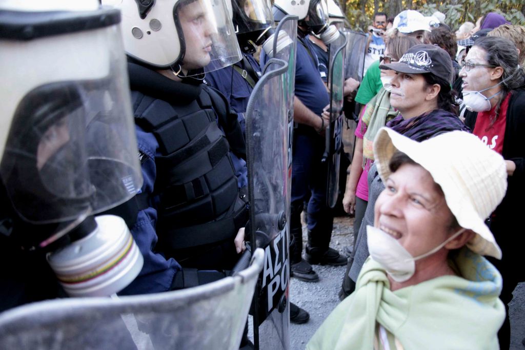 Σκουριές Χαλκιδικής: Στο Αυτόφωρο 14 άτομα που συνελήφθησαν την Κυριακή