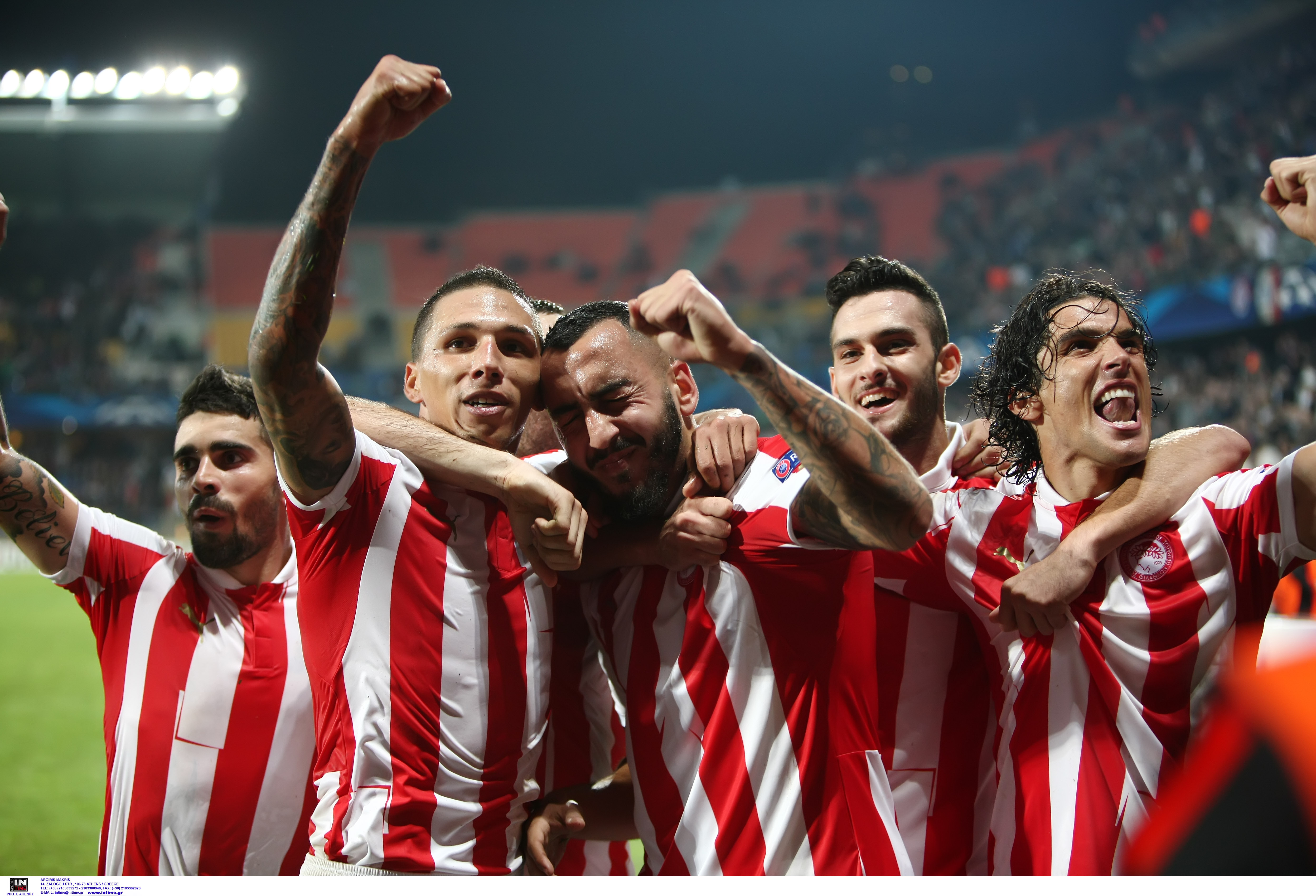 Μεγάλη νίκη (2-1) του Ολυμπιακού επί της Μονπελιέ