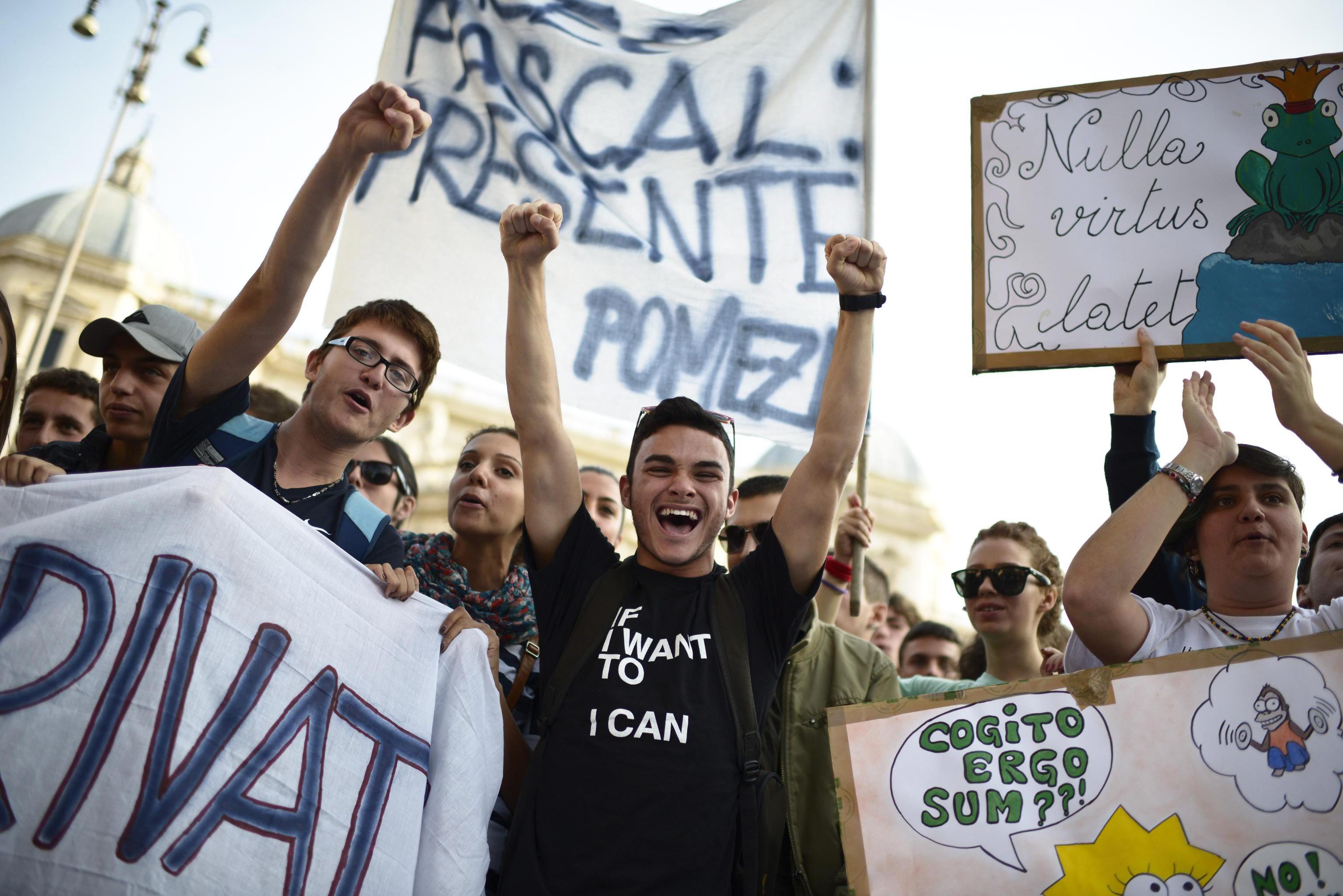 Χιλιάδες στους δρόμους της Ρώμης για τις περικοπές στην Παιδεία